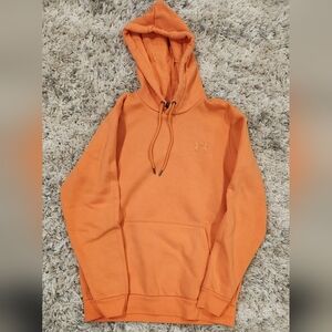Men's Neon Orange Under Armour Hoodie Size Medium